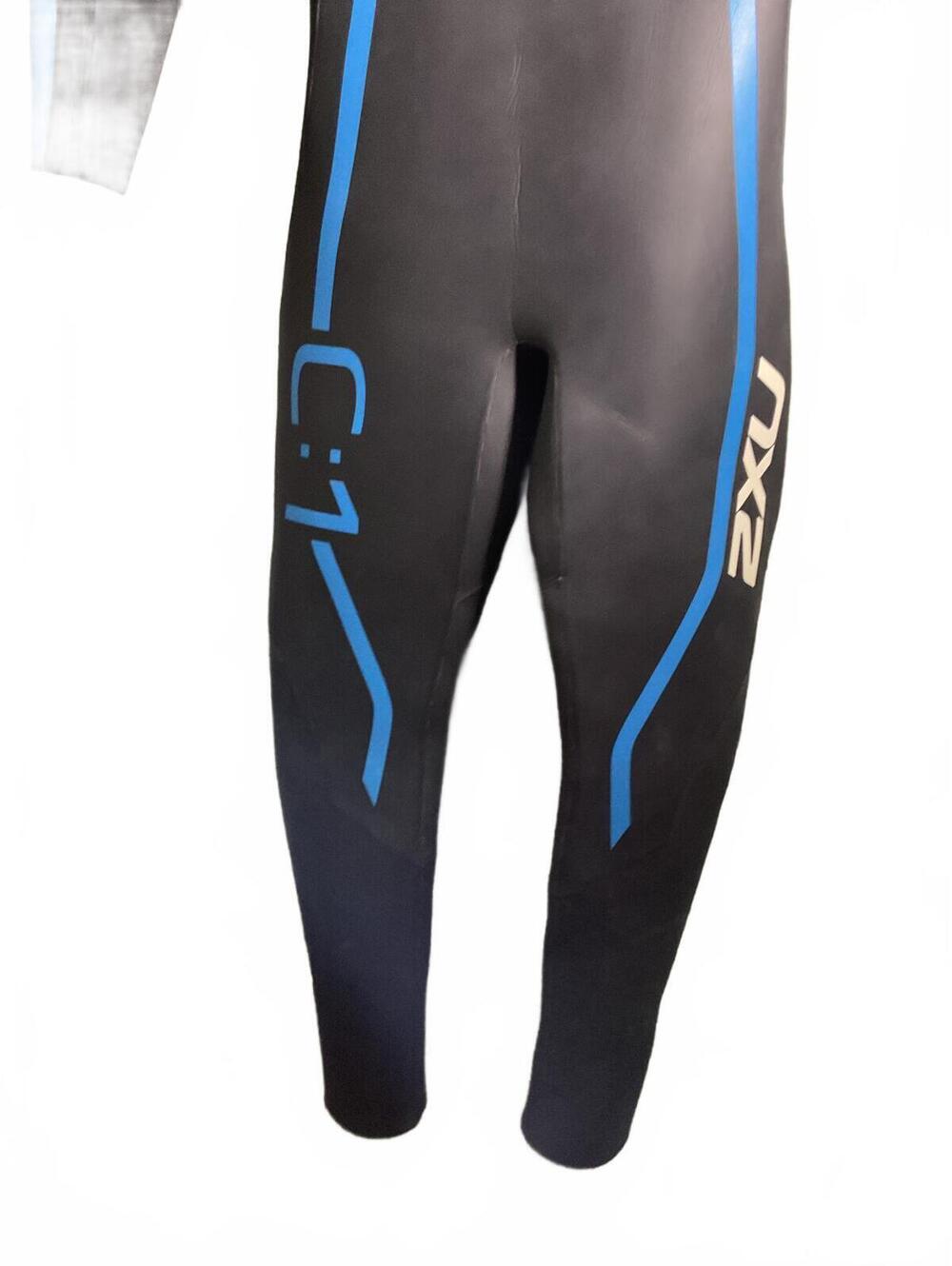 2XU C:1 Women's Comp Full Wetsuit Black/Blue L - Picture 3 of 13